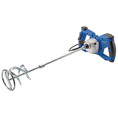 Image of Draper Storm Force 1200 W Paint Paddle Mixer | 120 mm Diameter Swirl Paddle | 80 Litre Plaster Concrete Mixer Mixing Attachment | 56414