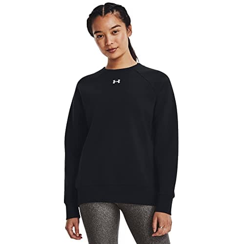 Image of Under Armour Women's UA Rival Fleece Crew Shirt Black