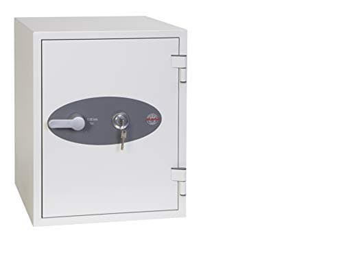 Image of Phoenix Safe Company – FS1283K Titan Fire & Security Safe - Key Locking - Twin Locking Bolts - White Paint Finish - 36 Litre Capacity - 53kg