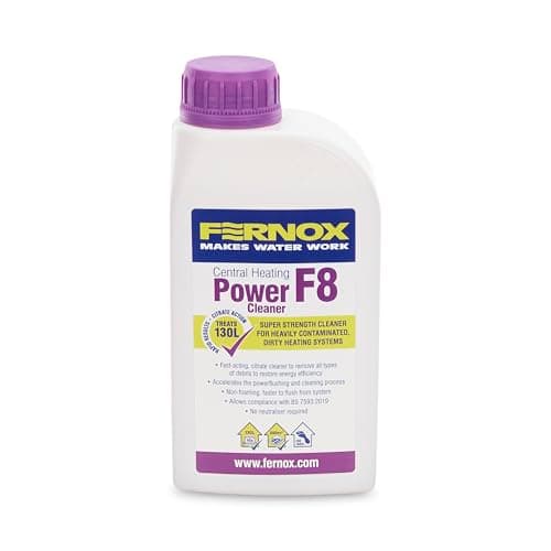 Image of LavaTap – Fernox Central Heating Cleaner F8 500ml – Radiator Cleaner for Central Heating Systems – Sludge Remover and Radiator Flush – Super Strength, pH Neutral, Non-Acidic Heating System Cleaner
