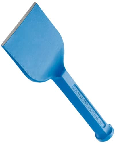 Image of Footprint 1236 Brick Bolster, Electricians Bolsters & Flooring Chisel, Blue, 3", 75mm