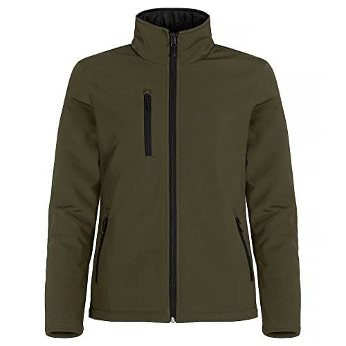 Image of CliQue Womens/Ladies Padded Soft Shell Jacket (S) (Fog Green)