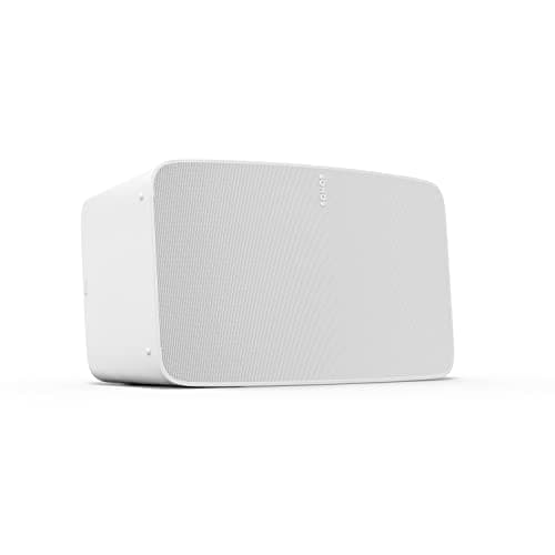 Image of Sonos Five | HiFi Speaker with WiFi, 3.5 mm Line In, Support for Hi-Res Audio Streaming - White