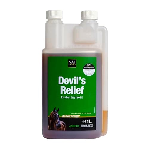Image of NAF Devil's Relief 1L – Herbal Joint Support for Horses – With Devil’s Claw, MSM & Natural Antioxidants – Aids Mobility – Ideal for Older or Active Horses