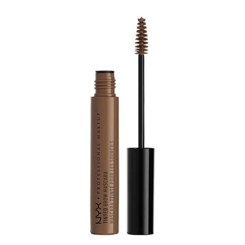 Image of NYX Professional Makeup Tinted Brow Mascara, Eyebrow Pigment, Creamy Gel Formula for Brow Colour and Structure, 6.2 g, Colour: Chocolate