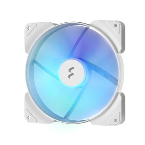 Image of Fractal Design Aspect 14 PWM RGB Fan - 140mm, 1000 RPM, Enhanced Cooling, White Frame, Aerodynamic Stator, RGB Chaining, Efficient Laptop Cooler