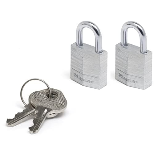 Image of Master Lock 2 Padlocks 20 mm O3 mm Aluminium