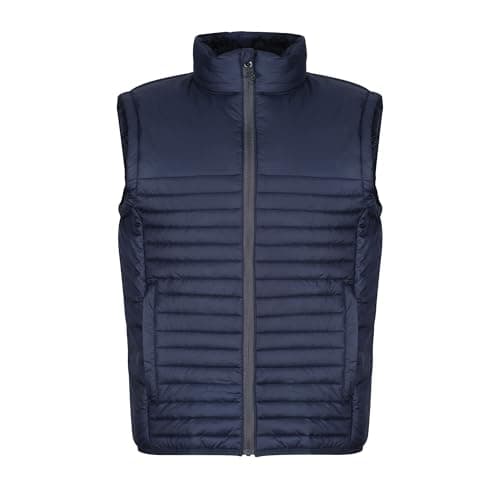 Image of Regatta Professional Mens Honestly Made Ecodown Water Repellent Bodywarmer Insulated Jacket, Navy, L UK