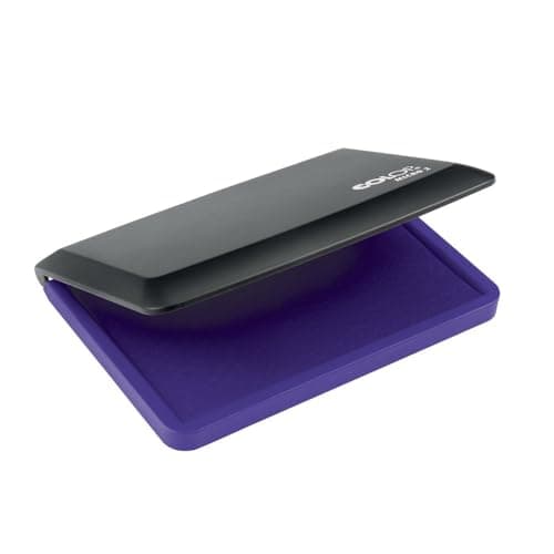 Image of COLOP Micro 2 Violet Rubber Stamp Ink Pad. Measures 110x70mm. Best Ink Pad for Home, Office, and Crafting Use. Water-Based, Non-Toxic, Document-Proof and Vegan Friendly.