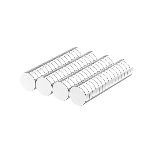 Image of AplysiaTech N52 - D10x3mm - 60 Pack, Small Strong Neodymium Disc Magnets, Powerful Rare Earth Magnets, Mini Round Fridge Magnet, Refrigerator Magnet for Whiteboard,Locker, Crafts,DIY 3D Printing