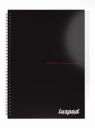 Image of Silvine Luxpad FSC A4 Hardback Wirebound Notebook - Lined (140 Pages)
