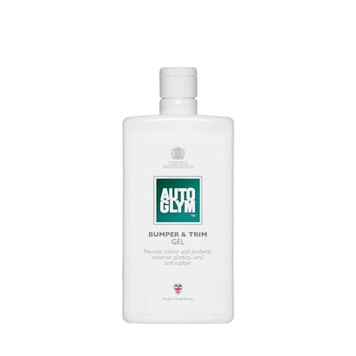 Image of Autoglym Bumper & Trim Gel, 500ml - Car Trim Restorer Revives Colour and Protects Exterior Car Bodywork