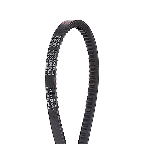 Image of sourcing map 13x686 Cogged V-Belts AX Section Drive Raw Edge Belt 686mm Inner Girth 13mm Width 8mm Thickness EPDM for Power Transmission