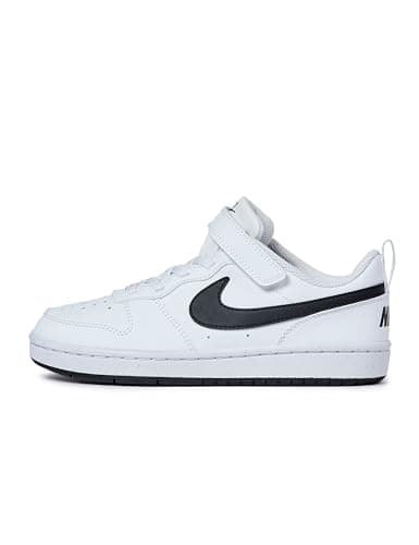 Image of Nike Kids Court Borough Low Recraft (Td) Shoes, White/Black, 1.5