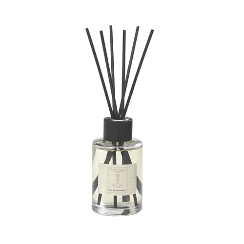 Image of Hassett Green London Boutique Classics Lime Basil & Mandarin - Large Fragrance Oil Reed Diffuser - 250ml Glass Bottle with 6 Thick Fibre Reeds - Reduced Packaging