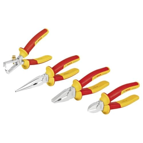 Image of Bosch Professional VDE Pliers Set (4 Pieces)