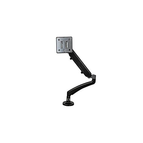Image of StarTech.com Desk Clamp Monitor Mount - Adjustable - Supports Monitors 12” to 34” - Full Motion Slim VESA Mount Monitor Arm - Desk & Grommet Clamp -Black (ARMSLIM)