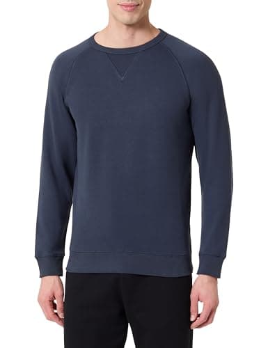 Image of Replay Men's Crew Neck Sweatshirt, Navy 087 (Blue), M