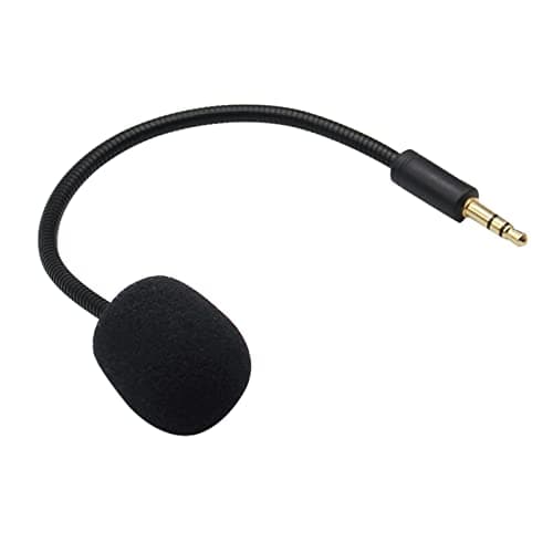Image of Yaowanguan Mic Microphone Replacement for Razer Electra V2 Gaming Headset,Detachable Microphone 3.5mm Game Boom Noise Cancelling Electra V2 Mic w/Foam(20cm/7.9inch)