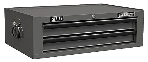 Image of Sealey Superline Pro 2 Drawer Mid-Box Tool Chest with Ball-Bearing Slides AP26029TG