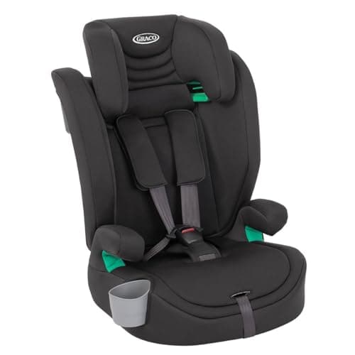 Image of Graco Eldura R129 Harness Booster Car Seat, Convertible Harness to Highback Booster, 76–145 cm, 15 Months–12 Years, Midnight