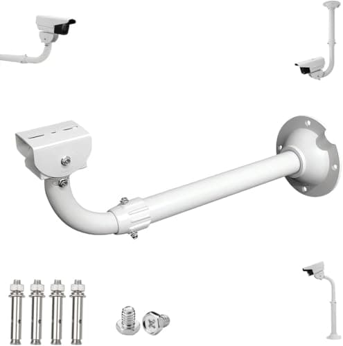 Image of E-HORDE Extendable Telescopic Camera Mount, 30-60cm Universal Wall & Ceiling (L type) Bracket