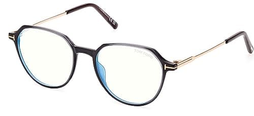 Image of Tom Ford Sunglasses FT 5875-B BLUE BLOCK Grey Striped 52/18/145 man