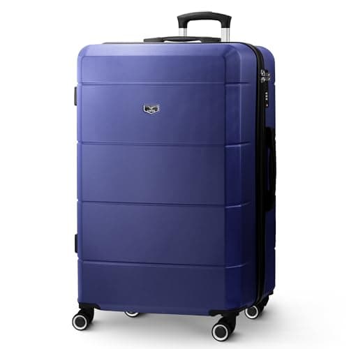 Image of LUGG 28 Inch Jetset Suitcase Hard Shell Case 4 Wheel Travel bag Lightweight ABS Material with TSA Lock Approved for Travel with easyJet, British Airways, RyanAir, Virgin Atlantic, Emirates(75x49x29cm)