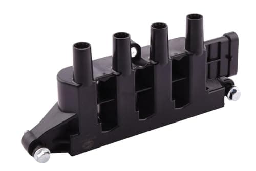 Image of HELLA 5DA 358 000-271 Ignition Coil - 12V - 6-pin connector - Block Ignition Coil - Bolted