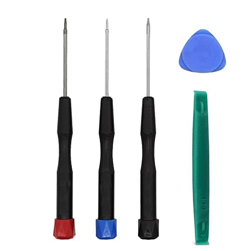 Image of Fongmore P2 P5 P6 0.8mm 1.2mm 1.5mm TS1 TS4 TS5 Pentalobe Five-Star Screwdriver for iPhone MacBook Pro, Air Retina Assembly with Pry Tools