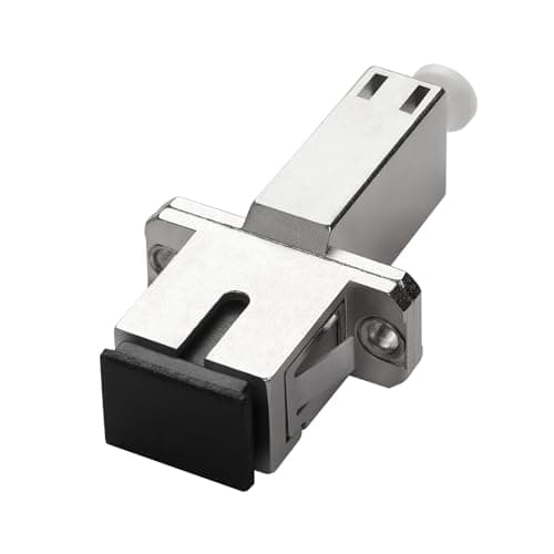 Image of QIANRENON LC Female to SC Female Hybrid Fibre Optic Adapter Coupler SM 9/125μm LC/UPC to SC/UPC Simplex Fibre Optic Connector Socket, for FTTH Connection to Extend LC-SC Patch Cord Pigtail