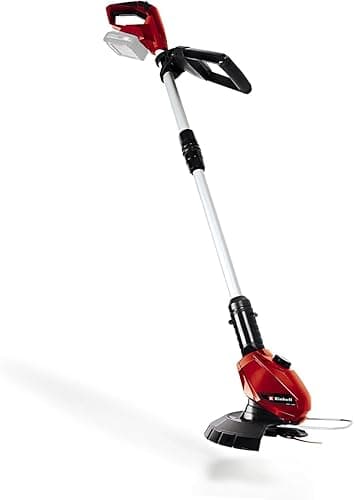 Image of Einhell Cordless Strimmer 18V Power X-Change, 24cm Cutting Width, Cordless Grass Trimmer and Lawn Edger, Includes 20 x Blades, Without Battery GE-CT 18 Li Solo Lawn Trimmer