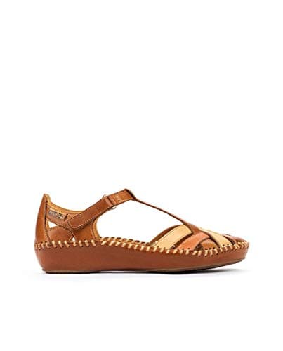 Image of Pikolinos Leather Flat Sandals P. Vallarta 655