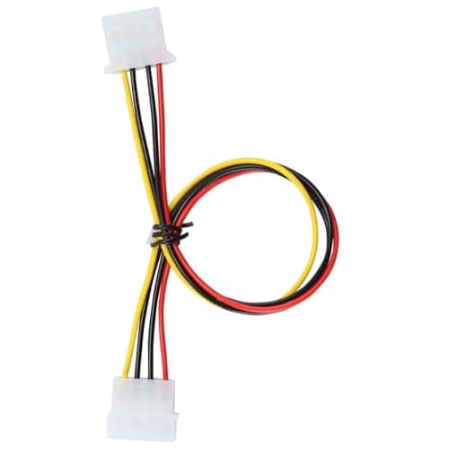 Image of Qury Power Extension Cable, 4 Pin LP4 Molex Male To Female, Adapter Cable 30cm