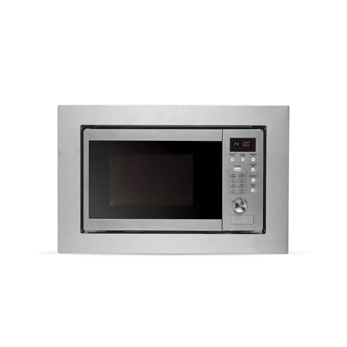 Image of Cookology IM20LSS Integrated Microwave in Stainless Steel - 800W - Built-in Microwave - 20 Litre Capacity - 60cm Width - 8 Auto Cooking Presets - Child Lock - 25cm Turntable