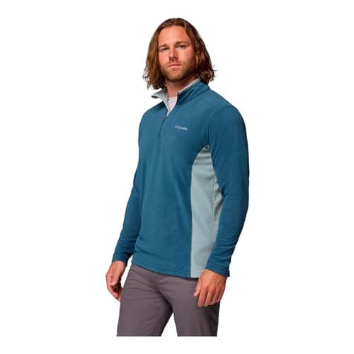 Image of Columbia Men's Klamath Range 2 Half Zip, Fleece Pull Over, Everblue, Crushed Blue, M