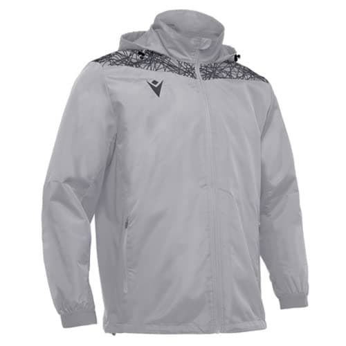 Image of Macron, Lahti Men's Windproof Jacket, Silver/Anthracite, Xs
