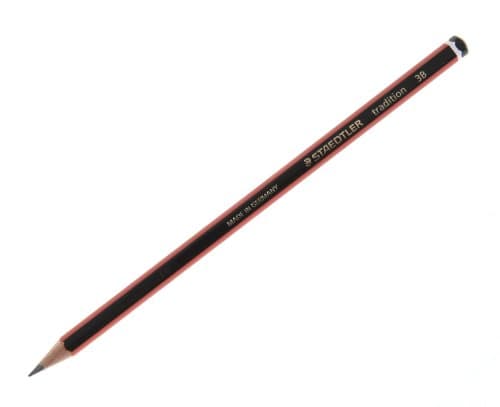 Image of STAEDTLER Tradition 110 Graphite Pencil 3B black/red