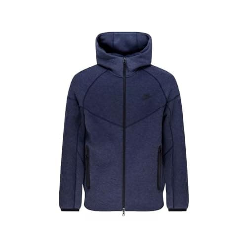 Image of Nike FB7921-473 Tech Fleece Sweatshirt Men's OBSIDIANHEATHER/BLACK Size M
