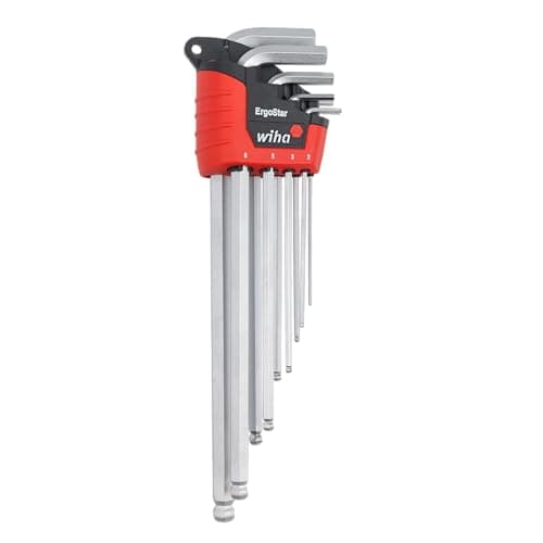 Image of Wiha 66996 ErgoStar Ball End Hex L-Key, 9-Piece Set