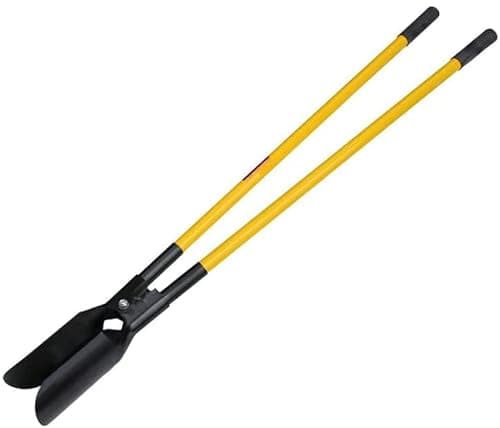 Image of 1450mm Heavy Duty Fence Post Hole Soil Digger Auger Grabbers Fibreglass Soft Grips Solid Handle