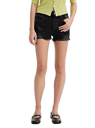 Image of Levi's Women's 501 Original Denim Shorts, Stowaway, 29W
