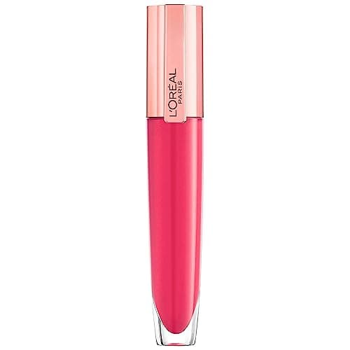 Image of L'Oreal Paris Paradise Glow Balm-in-Gloss – Plumping Lip Gloss with Hyaluronic Acid & Collagen, Lightweight, non-sticky with intense hydration – Non-Sticky, Nourishing Formula, 408 Accentuate