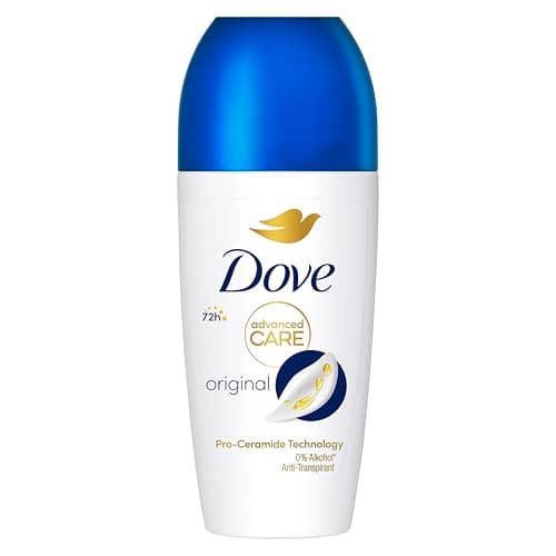 Image of Dove Advanced Care Original Anti-perspirant Deodorant pack of 6 with Triple Moisturising technology roll-on for 48 hours of protection 50 ml
