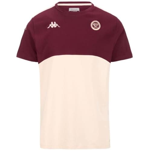 Image of Kappa AYBA 8 UBB TEE | Brown Bordeaux/Pink Powder | Size S