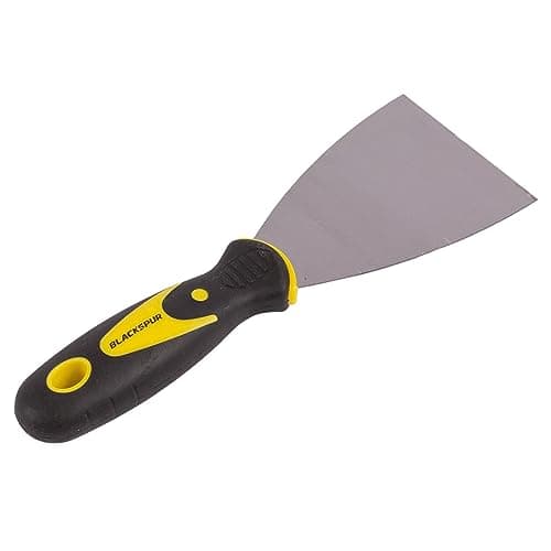 Image of Blackspur - Carbon Steel Scraper with Non-Slip Grip - 3" - Yellow