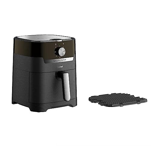 Image of Tefal EY5018 Easy Fry & Grill Classic Friteuse à air chaud, technologie 2 en 1 (friteuse à air chaud et grill), avec capacité : 4,2 l, température réglable, minuteur, noire