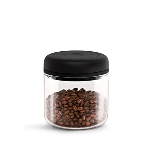 Image of Fellow Atmos Vacuum Canister for Coffee & Food Storage - Airtight Sealed Container, Clear Glass, Medium Coffee Bean Storage, 0.7 Litre Jar