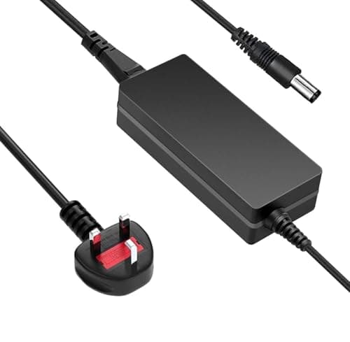 Image of Jytyto 12V 4A AC/DC Adapter Compatible with G-Technology G-Drive 3 Terabyte, 4 Terabyte 3TB 4TB eSATA G-Tech GDrive External DeskTop Hard Disk Drive HDD HD Srorage 12VDC Power Supply Cord Cable