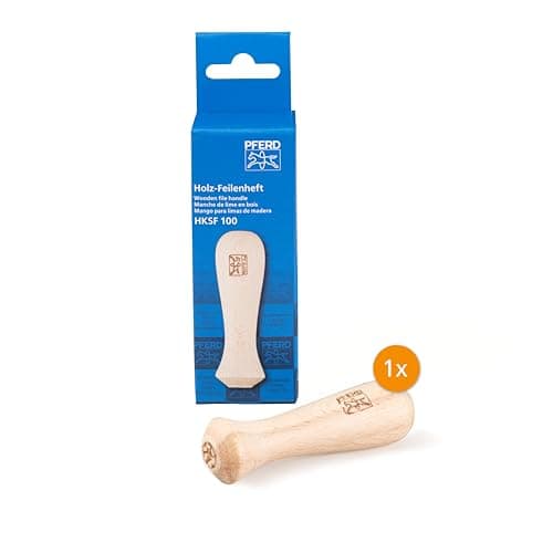 Image of PFERD Wooden Handle for Chainsaw Files Diameter 4.8-7.9 mm | 12605007 - for Exact and Even Sharpening of All Chainsaw Teeth